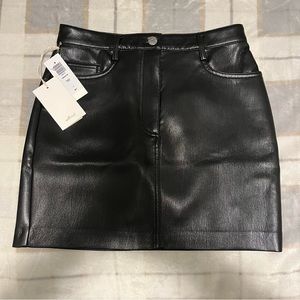 Wilfred Dakota Skirt Vegan Leather Size 2